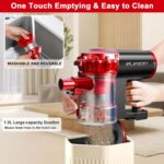 elezon A200 Cordless Vacuum Cleaner with 18000Pa Highly effective Suction, 38 ... - Image 8