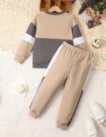 Toddler Boy Garments Lengthy Sleeve Hoodie Sweatsuits Tops and Pants 2Pcs ... - Image 7