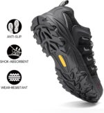 NORTIV 8 Males's Waterproof Mountain climbing Sneakers Leather-based Low-High Mountain climbing Sneakers fo... - Image 3