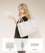 LOVEVOOK Laptop computer Tote Bag for Girls, Workplace Work Bag Briefcase match for ... - Image 5