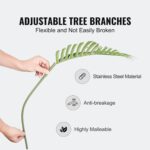 VEVOR Synthetic ​Palm Tree, 4 FT Tall Fake Plant with 10 Synthetic L... - Image 5