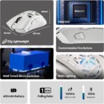 MechLands Aula SC620 Gaming Mouse, 2.4G/USB-C/BT Wi-fi Mouse with 4... - Image 4