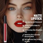 BOBISUKA Eyeshadow + Matte Lipstick Make-up Package, 6 Colours Pink Rose Plu... - Image 4