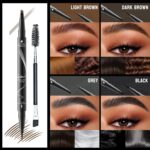 Microblading Eyebrow Pen Waterproof - Eyebrow Pencil Magical 2-in-1 Du... - Image 5
