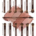 MAANGE 13 Pcs Make-up Brushes with Bag, Multi-functional Eye Make-up Bru... - Image 3