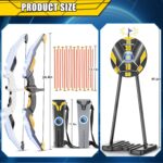 TIGTECGAME 2 Pack Bow and Arrow for Youngsters, LED Gentle Up Archery Set wit... - Image 7