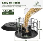 Kingsyard Mesh Caged Fowl Feeders for Out of doors Hanging, Tube Squirrel P... - Image 6