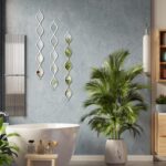 Yulejo 3 Pcs Acrylic Teardrop Mirror Wall Decor Ornamental Mirror Narr... - Image 5