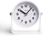 Analog Alarm Clock, Silent Non-Ticking Quartz Motion, Battery-Operat... - Image 3