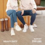 Sumerflos Acrylic Entryway Bench - 35" Clear Shoe Storage Bench for Be... - Image 8