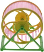 Hamster Train Wheel, Silent Operating Wheel with Stand for Hamsters, ... - Image 3