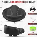BLUEWIND New Noseless Outsized Bike Seat, Large Bicycle Saddle Novel B... - Image 4