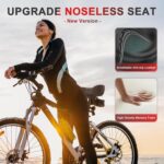 BLUEWIND New Noseless Outsized Bike Seat, Large Bicycle Saddle Novel B... - Image 7
