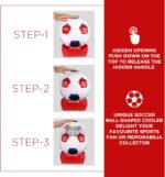 Coca Cola Mini Fridge - Fridge for Bed room Workplace, Transportable Tabl... - Image 4