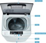 FUTADA Full Automated Washing Machine, 2 in 1 Transportable Laundry Washer,... - Image 4