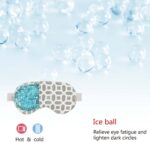 2 in 1 Heated/Ice Eye Masks Moist Warmth Eye Masks Lavender & Flaxseed Sin... - Image 6