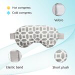 2 in 1 Heated/Ice Eye Masks Moist Warmth Eye Masks Lavender & Flaxseed Sin... - Image 8