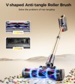 RENDOW Cordless Vacuum Cleaner, 550W 45Kpa Stick Vacuum, 65Mins Vacuum... - Image 5