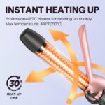 Wavytalk 5 in 1 Curling Wand Set, Twin Voltage Curling Iron Set with 5... - Image 4