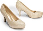 DREAM PAIRS Tiffany Ladies's Traditional Elegant Versatile Low Stiletto Hee... - Image 4