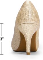 DREAM PAIRS Tiffany Ladies's Traditional Elegant Versatile Low Stiletto Hee... - Image 6