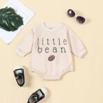 New child Child Boy Woman Romper Bubble Lengthy Sleeve Little Bean Bodysuit O... - Image 3