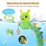 Child Toys 0-6 Months, Washable Child Musical Caterpillar Toys with 10 Ok... - Image 6