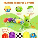 Child Toys 0-6 Months, Washable Child Musical Caterpillar Toys with 10 Ok... - Image 8