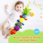 Child Toys 0-6 Months, Washable Child Musical Caterpillar Toys with 10 Ok... - Image 10