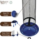 Nature's Approach Cobalt Steel Mesh Blended Seed and Peanut Chicken Feeder for W... - Image 4