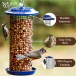 Nature's Approach Cobalt Steel Mesh Blended Seed and Peanut Chicken Feeder for W... - Image 5