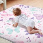 Funtery 43 x 43 Inch Boho Child Play Mat Moveable Crawling Washable Fol... - Image 7