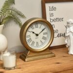 Gold Mantle Clock – Classic Fashion Desk Clock for Dwelling Room Décor,Vi... - Image 4