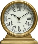 Gold Mantle Clock – Classic Fashion Desk Clock for Dwelling Room Décor,Vi... - Image 6
