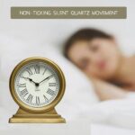 Gold Mantle Clock – Classic Fashion Desk Clock for Dwelling Room Décor,Vi... - Image 8