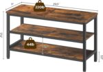 Picket Shoe Bench, 3-Tier Industrial Shoe Storage Bench, Sturdy Shoe R... - Image 4