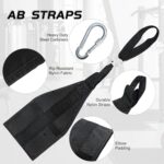Hanging Ab Straps for Pull Up Bar: Health club Ab Sling Straps for Arm Pull up... - Image 3