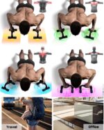 Push Up Bars Health club Train Gear Health 1 Pair, Calisthenics Equip... - Image 8