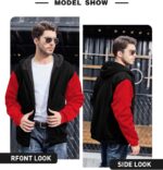 ZITY Males's Zip Up Hoodie Heavyweight Winter Sweatshirt Fleece Sherpa L... - Image 6