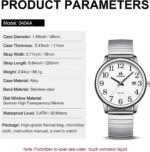 LN LENQIN Mens Watches Straightforward Learn Analog Quartz Sport Waterproof Watch ... - Image 8