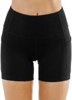 THE GYM PEOPLE Excessive Waist Yoga Shorts for Girls's Tummy Management Fitnes... - Image 3