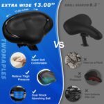 Noseless Bike Seat Cushion for Males & Girls - Additional Padding & Consolation W... - Image 4