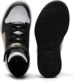 Puma, Unisex-Baby, Rebound Layup Mid Hook and Loop, Puma Black-Puma G... - Image 4