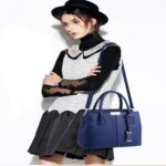 Girls Elegant Satchel Purse Tote Purse Deal with Bag Shoulder Bag - Image 4