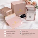 Moissanite Pendant Necklace for Ladies – 925 Sterling Silver Necklace f... - Image 7