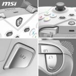 MSI FORCE GC300 WIRELESS WHITE PC Gamepad Controller - 2.4 GHz, Blueto... - Image 7