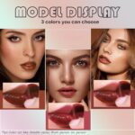 3 Colours Hydrating Lip Gloss Lip Jam, Excessive Shine Glass End Shiny P... - Image 6