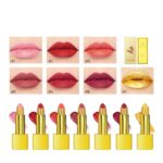 Gold Lipstick Velvet Nude Crimson Pink Lip Tint Non-Smudge Excessive Pigment No... - Image 3