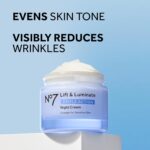 No7 Elevate & Luminate Triple Motion Evening Cream - Anti-Wrinkle, Collagen... - Image 3