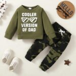 YALLET Child Toddler Boy Garments Fall Winter Outfit Lengthy Sleeve Sweatsh... - Image 3